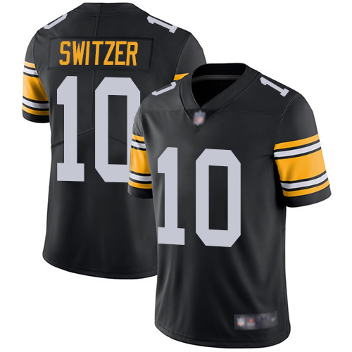 Youth Pittsburgh Steelers Football #10 Limited Black Ryan Switzer Alternate Vapor Untouchable Nike NFL Jersey->youth nfl jersey->Youth Jersey